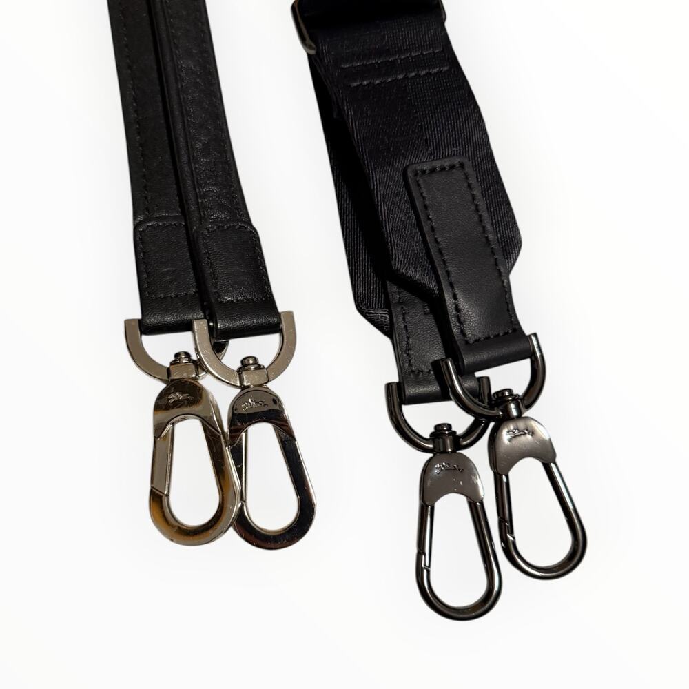 Longchamp Black Leather Top-Handle Satchel with Removable Strap - Picture 5 of 12
